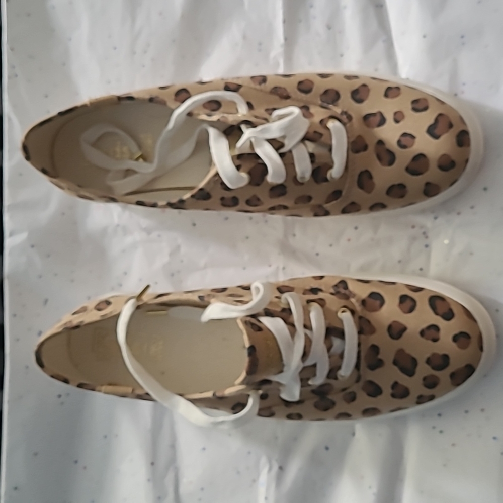Keds platform leopard print size 8